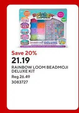 Staples RAINBOW LOOM BEADMOJI DELUXE KIT offer