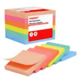 Staples Staples Ultra Sticky Notes - 3 x 3 - Golden Hour Collection - 6 Pack offer