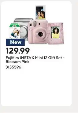 Staples Fujifilm INSTAX Mini 12 Gift Set - Blossom Pink offer