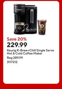 Staples Keurig K-Brew+Chill Single Serve Hot & Cold Coffee Maker offer