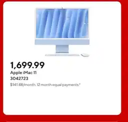 Staples Apple iMac 11 offer