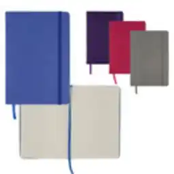 Staples Merangue 6 x 8 Pu Notebook With Strap - Assorted Colours offer