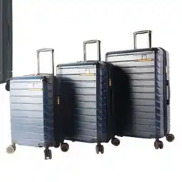 Staples Lucas 3-Piece Luggage Set - 28/24/20 - Navy Blue offer