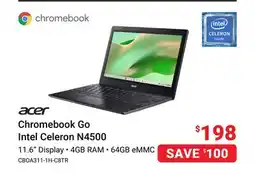 Visions Electronics Acer Chromebook Go Intel Celeron N4500 offer