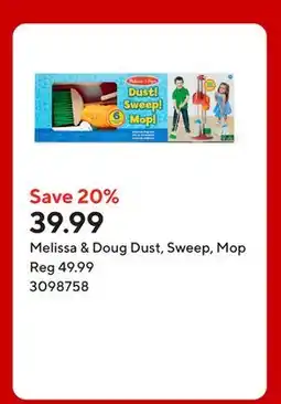Staples Melissa & Doug Dust, Sweep, Mop offer