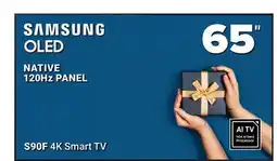 Visions Electronics SAMSUNG 65 S90F 4K Smart TV offer