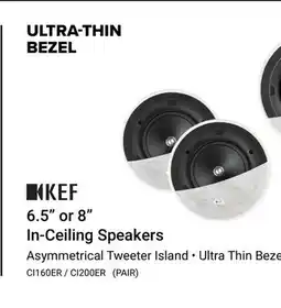 Visions Electronics 6.5 In-Ceiling Speakers offer