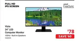 Visions Electronics Vizta 24 LED Computer Monitor offer