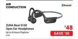 Visions Electronics ZUNA Beat S100 Open Ear Headphones offer