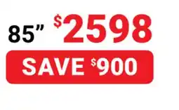 Visions Electronics SONY 85 Mini LED Google TV offer