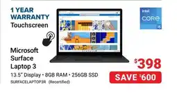 Visions Electronics Microsoft Surface Laptop 3 offer