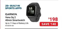 Visions Electronics GARMIN Venu Sq 2 40mm Smartwatch offer