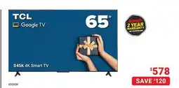 Visions Electronics 65 S45K 4K Smart TV offer