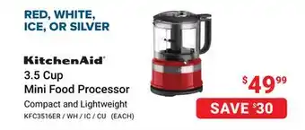 Visions Electronics KitchenAid 3.5 Cup Mini Food Processor offer
