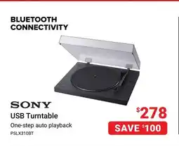Visions Electronics SONY USB Turntable offer