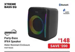 Visions Electronics Soundstage Party-Bass IPX4 Speaker offer