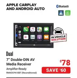 Visions Electronics Dual 7 Double-DIN AV Media Receiver offer