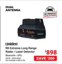 Visions Electronics Uniden R8 Extreme Long Range Radar / Laser Detector offer