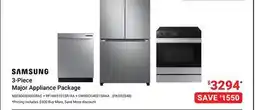 Visions Electronics SAMSUNG 3-Piece Major Appliance Package offer
