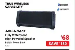 Visions Electronics Aquajam Fully Waterproof High Powered Speaker offer