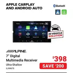 Visions Electronics Alpine 7 Digital Multimedia Receiver offer