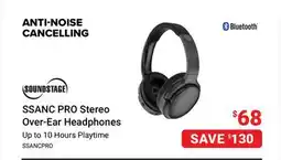 Visions Electronics Soundstage SSANC PRO Stereo Over-Ear Headphones offer