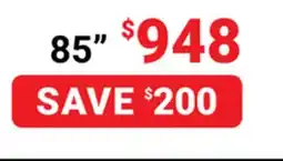 Visions Electronics Hisense 85R63N 85 4K Smart TV offer