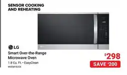 Visions Electronics LG Smart Over-the-Range Microwave Oven offer