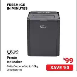 Visions Electronics Ultima Cosa Presto Ice Maker offer
