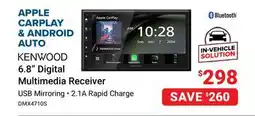 Visions Electronics KENWOOD 6.8 Digital Multimedia Receiver offer