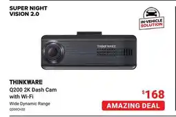 Visions Electronics THINKWARE Q200 2K Dash Cam with Wi-Fi offer