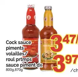 T&T Supermarket COCK SAUCE PIMENTS VOLAILLES/ ROUL PRTMPS SAUCE PIMENT DX, 800G,870G offer