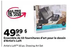 Michaels Ensemble de 53 fournitures d'art pour le dessin d'Artist's Loft offer
