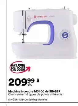 Michaels Machine à coudre M3400 de SINGER offer