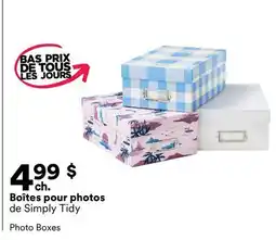 Michaels Boîtes pour photos de Simply Tidy offer