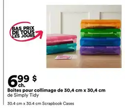 Michaels Boîtes pour collimage de 30,4 cm x 30,4 cm de Simply Tidy offer