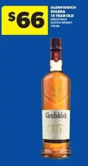 Glenfiddich solera 15 year old
