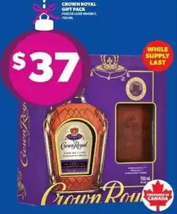 Real Canadian Liquorstore Crown royal gift pack offer