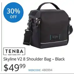 Vistek Skyline V2 8 Shoulder Bag-Black offer