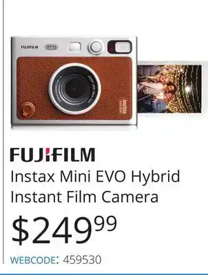 Vistek Fujifilm Instax Mini EVO Hybrid Instant Film Camera offer