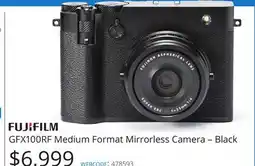 Vistek FUJIFILM GFX100RF Medium Format Mirrorless Camera – Black offer