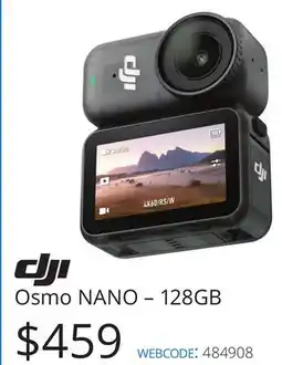 Vistek DJI Osmo NANO – 128GB offer