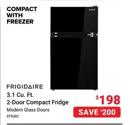 Visions Electronics Frigidaire 3.1 Cu. Ft. 2-Door Compact Fridge offer