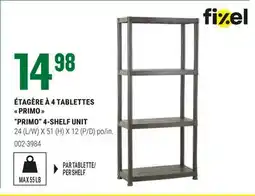 BMR ÉTAGÈRE À 4 TABLETTES offer