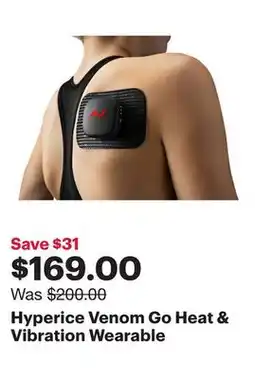 Best Buy Hyperice Venom Go Heat & Vibration Wearable offer