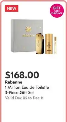 Shoppers Drug Mart 1 Million Eau de Toilette 3-Piece Gift Set offer