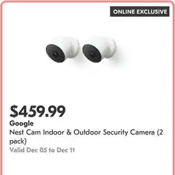 Shoppers Drug Mart Nest Cam Indoor & Outdoor Security Camera (2 pack) offer