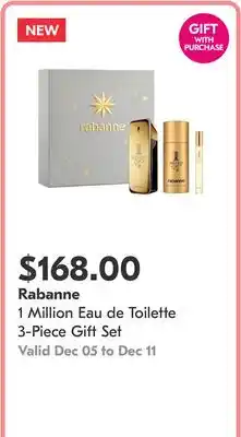 Pharmaprix 1 Million Eau de Toilette 3-Piece Gift Set offer