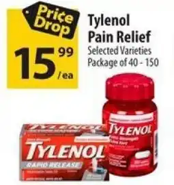 Co-op Tylenol Pain Relief offer