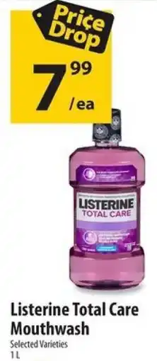 Co-op Listerine Total Care Mouthwash offer